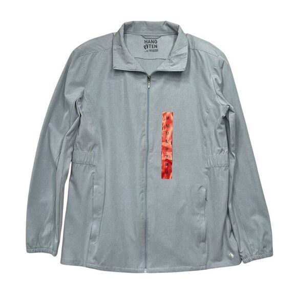 Hang Ten Jacket Women's Medium UPF 50+ Water Repellant Hybrid Full Zip Jacket - Picture 1 of 12